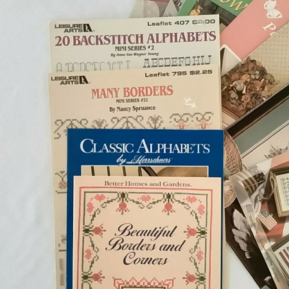 Cross Stitch Pattern Book Lot - Picture 4 of 5
